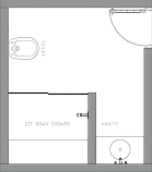 Sit Down Shower